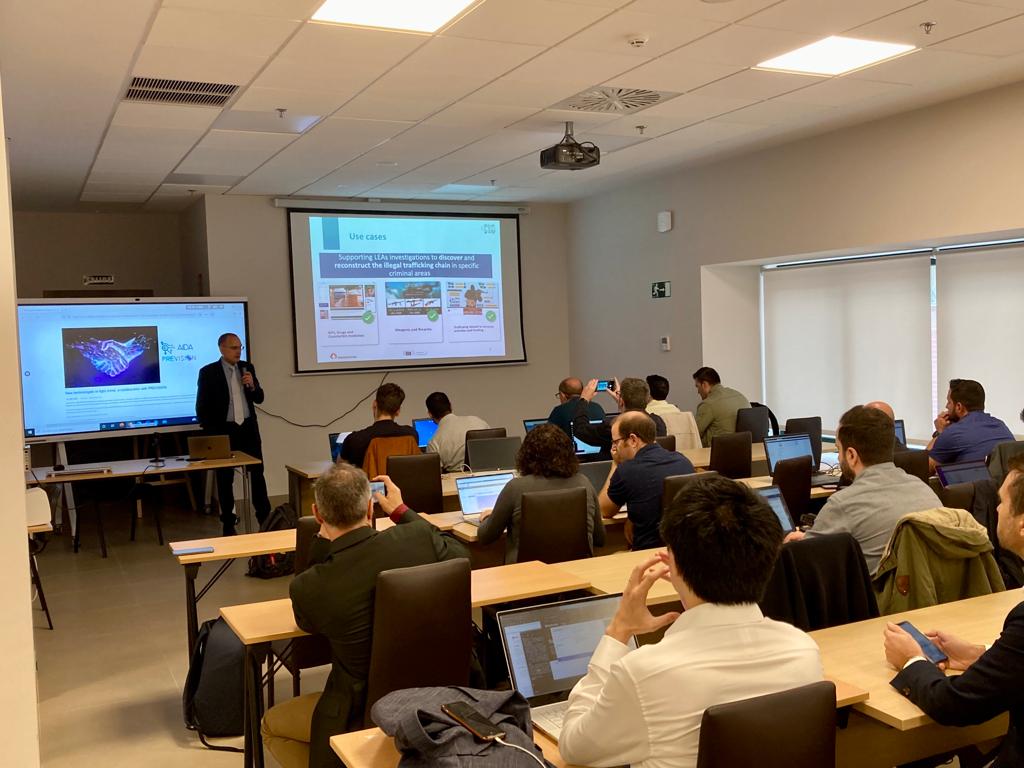 AIDA project (@_aidaproject_) on Twitter photo #AIDA held its first public workshop for the law enforcement community in order to present newly developed #AI solutions! Sisters projects <a href="/AnitaProject/">ANITA_Project</a> and <a href="/CrestProject/">CREST Project</a> were also present and demoed their tools. Thanks to the <a href="/guardiacivil/">Guardia Civil</a> for hosting this interesting event! #AIDA held its first public workshop for the law enforcement community in order to present newly developed #AI solutions! Sisters projects <a href="/AnitaProject/">ANITA_Project</a> and <a href="/CrestProject/">CREST Project</a> were also present and demoed their tools. Thanks to the <a href="/guardiacivil/">Guardia Civil</a> for hosting this interesting event!