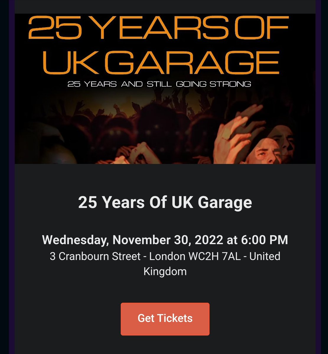 DapperFilm's tweet photo. Attend the Premiere of this Masterpiece, Award winning new film at #LeicesterSquare - #25yearsOfUKGarage
Tickets: https://t.co/DngBLQFl74
We've seen it and its class!
#TerryTurbo
@TerryStone
@LisaMaffiaUK
@HarveyOfficial https://t.co/DLtPrPt88a