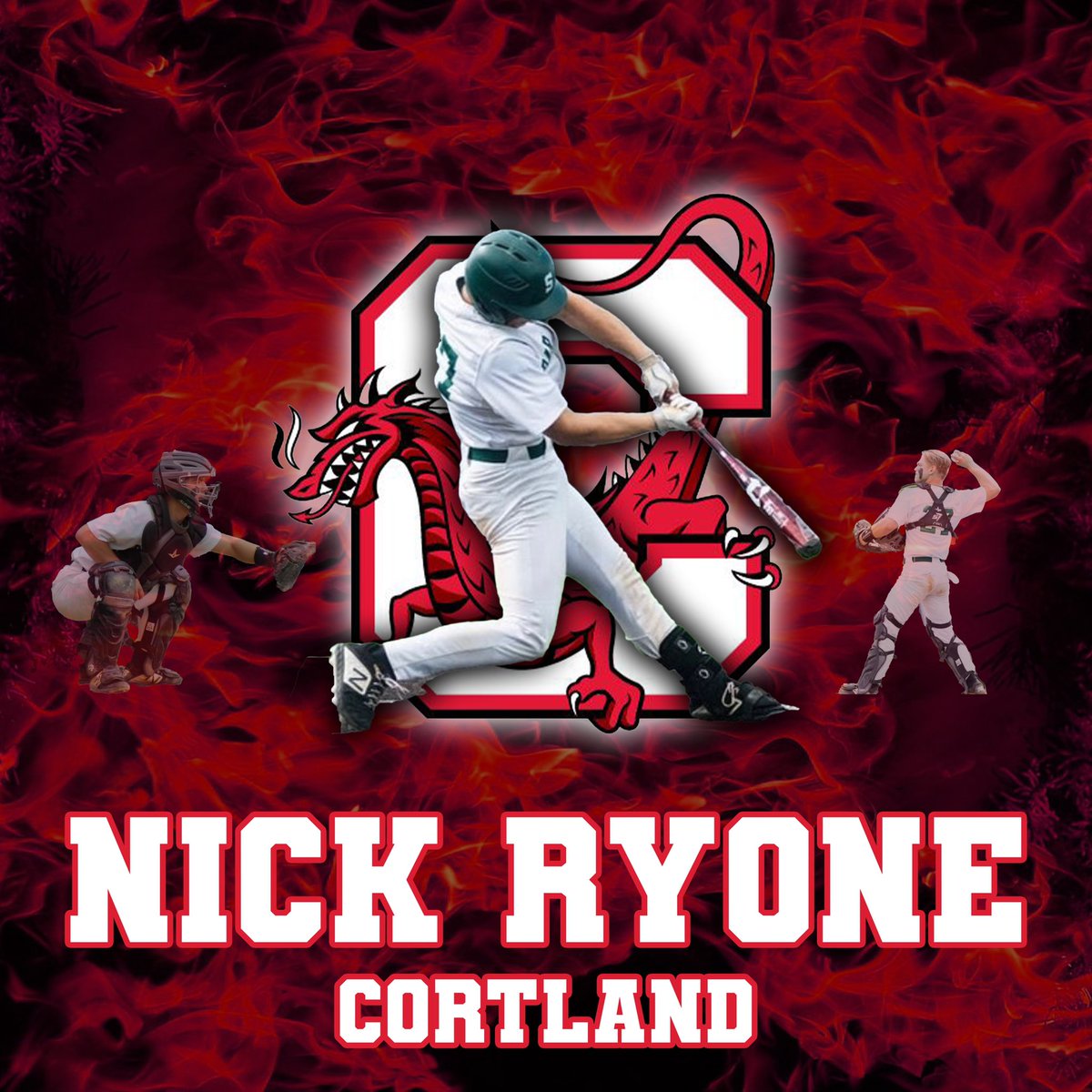 NicholasRyone's tweet image. I am extremely excited to announce that I will furthering my academic and athletic career at SUNY Cortland. I’d like to thank all coaches, friends, and especially my family for all their tremendous support throughout my career. #goreddragons🐉🔴