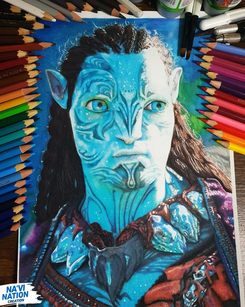 Thanks Gringo_Tattooart (IG) for this impressive drawing of Tonowari, the Metkayina clan leader. Meet Tonowari this December in #AvatartheWayofWater #NaviNationCreation
