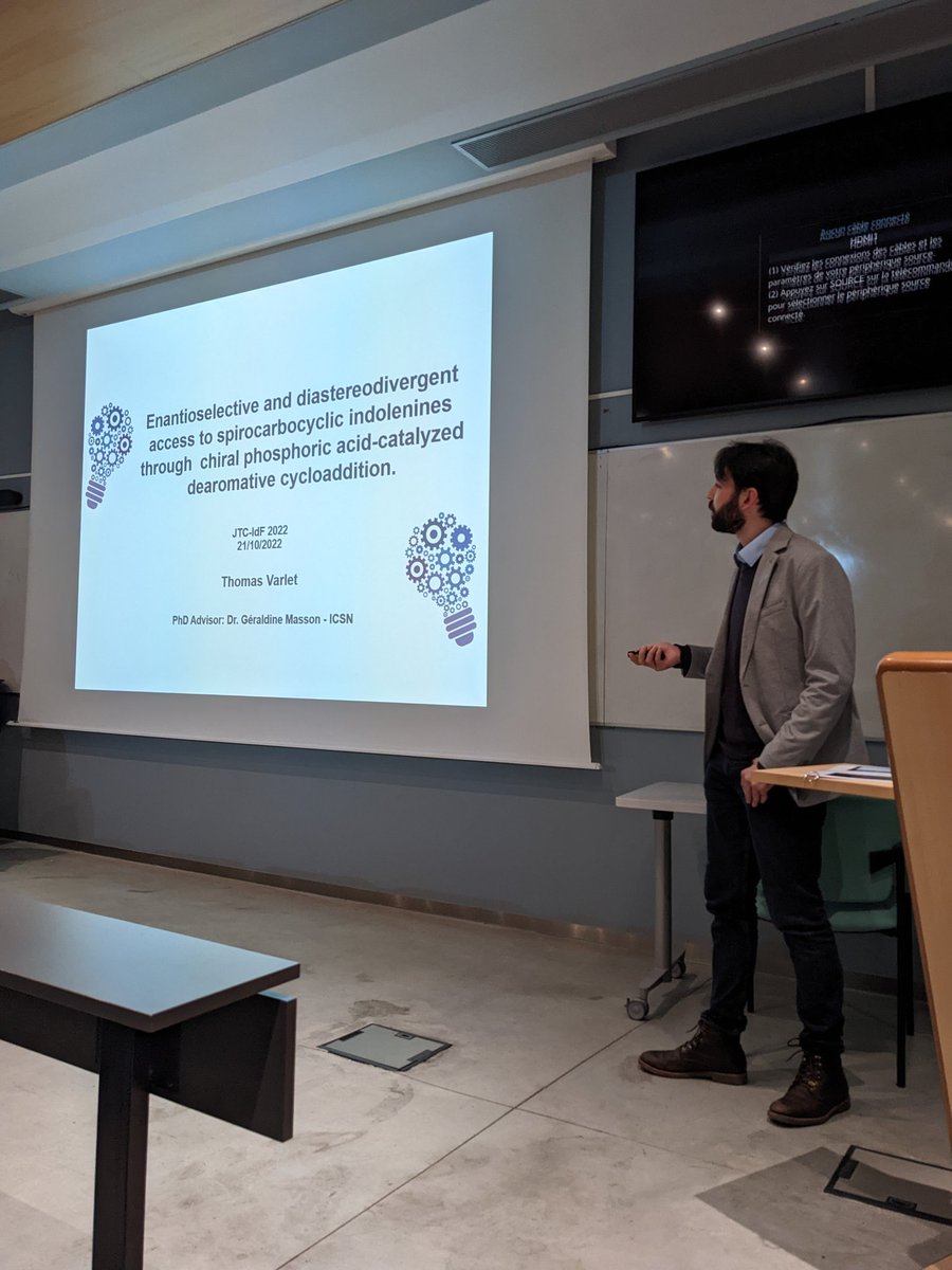 2ème session 🏆 avec @FannyLefloch et son BD "l'ADN médicament, le chitosan et moi" et <a href="/ThomasVarlet2/">Thomas Varlet</a> 👨🏻‍🔬 et ses résultats en #catalyse
