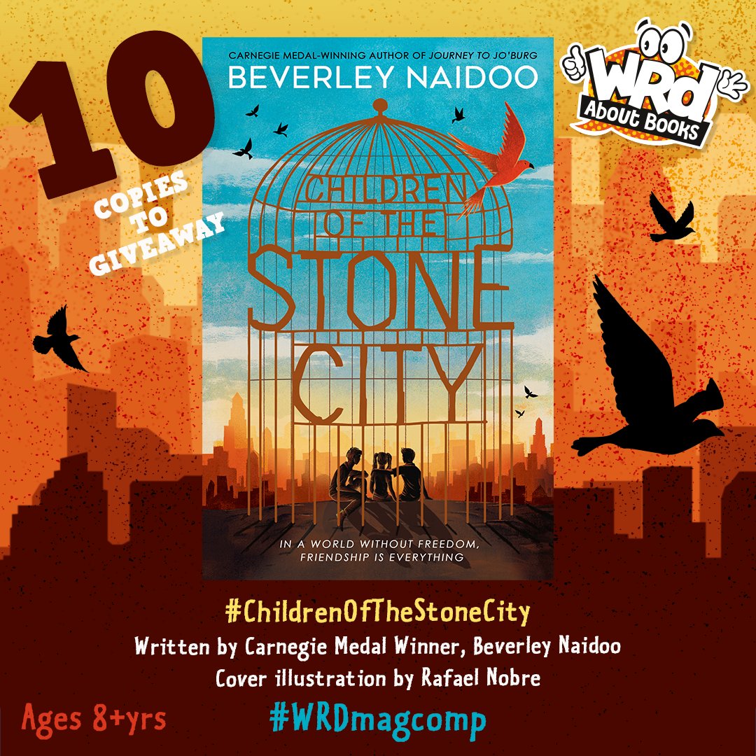 We have 10 EPIC copies of #ChildrenOfTheStoneCity to giveaway by Carnegie Medal Winner <a href="/Naidoo_J2J/">Beverley Naidoo</a>
A thrilling, resonant &amp; inspiring novel about justice, privilege &amp; the power of the young to strive for change. 
For the chance to win RT/Flw by Oct 28
<a href="/HarperCollinsCh/">HarperCollins Children's Books</a> #WRDMagComp