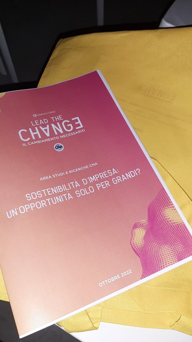 #Giovani e #CNA pensano Sostenibile
2030 Sostenibile è possibile
Presentati i risultati di una ricerca #CnaGiovani