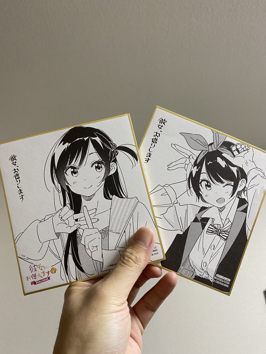 彼女、お借りします 展 ミストグラフ 複製原画 カノかり展 彼女お借りします展 ミストグラフ かのかり - メルカリ
