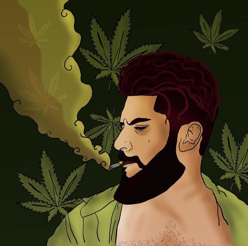 weldmaart's tweet photo. @elgrandetoto #moroccanrap #albumcover #coverart #illustration https://t.co/tJQ90xCZA7