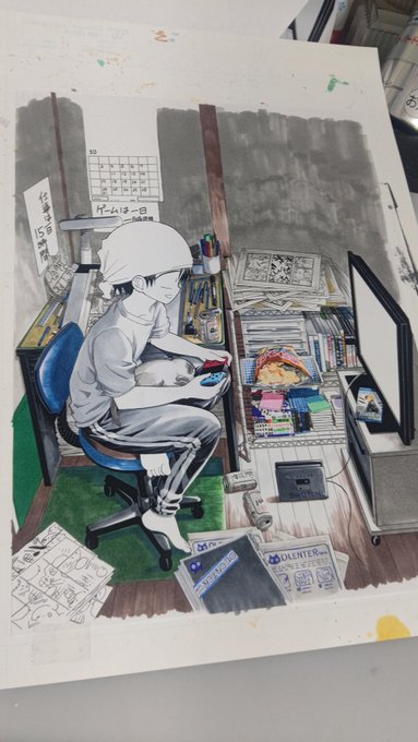 7割くらい塗れた 