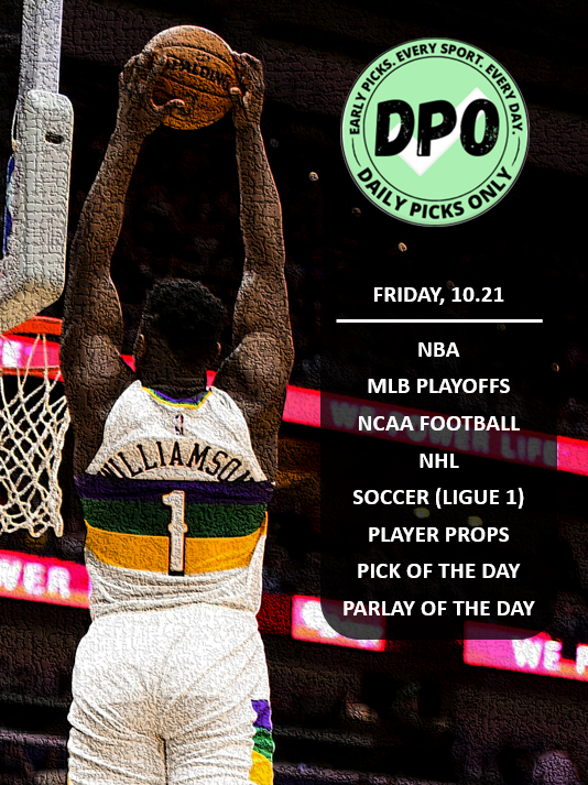 TODAY'S PICKS ARE POSTED💰

$40/MONTH FOR PICKS🔥

patreon.com/DAILYPICKSONLY
__
#handicapper #sportsbetting #gambling #betting #picks #parlay #sportsgambling #sportspicks #fanduel #draftkings #bovada #barstoolsports #barstoolsportsbook #sportsbook #nba #mlb #nhl