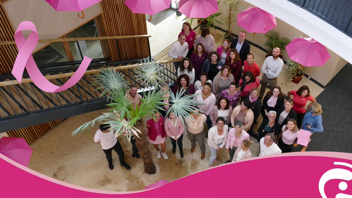 SOREGIES's tweet photo. Ce jeudi, les salariés du Groupe @SOREGIES se sont associés à la 29e édition d’#octobrerose.

Un témoignage collectif de nos engagements auprès de @laliguecancer 💕

Au-delà même des valeurs de Sorégies, la santé est l’affaire de tous. Prenez soin de vous. https://t.co/U2kfbwZedb
