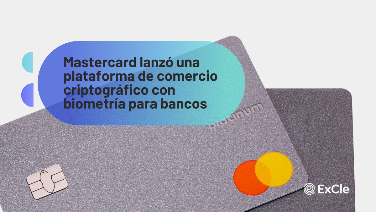 ExClesa's tweet photo. 🗣️#Mastercard se incorporó al mercado #cripto.
Descubrí de qué se trata 👉🏼https://t.co/HX611DrlSM https://t.co/Vp8XBHfMDT