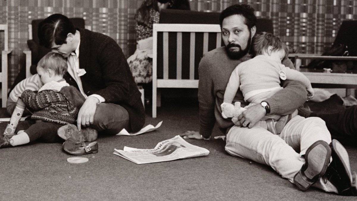 Genuinely take this picture of Stuart Hall working the crèche at the first National Women's Liberation Conference in 1970 as one of the most revolutionary photos I know of.