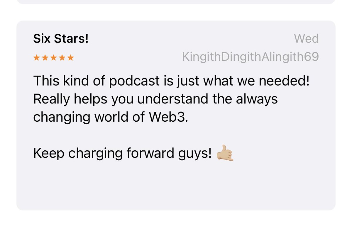 CryptonicTee's tweet photo. @wolfishonweb3 give it a listen! Great dudes! https://t.co/pGdB0OR0SI