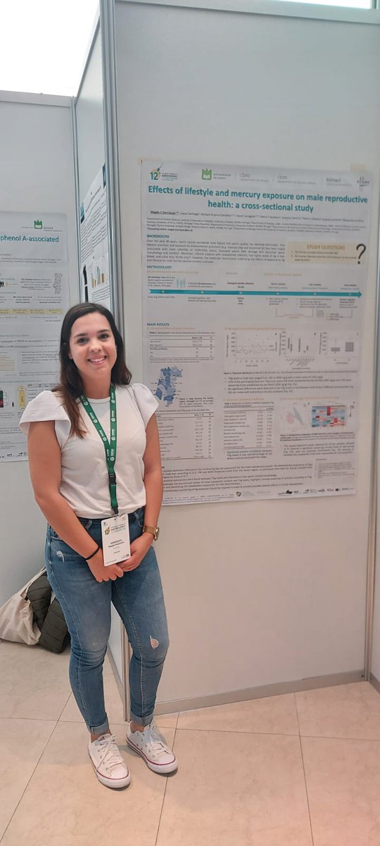 Today I had the opportunity to present my PhD work at the #ECA2022. It was a great pleasure share and discuss my work with people interested on male reproductive health.
<a href="/joana__santiago/">Joana Santiago</a> <a href="/MargaridaFardi1/">Margarida Fardilha</a> @SLoureiro_UAVR <a href="/FardilhasLab/">Signal Transduction Lab, iBiMED</a> <a href="/EAAndrology/">European Academy of Andrology</a>