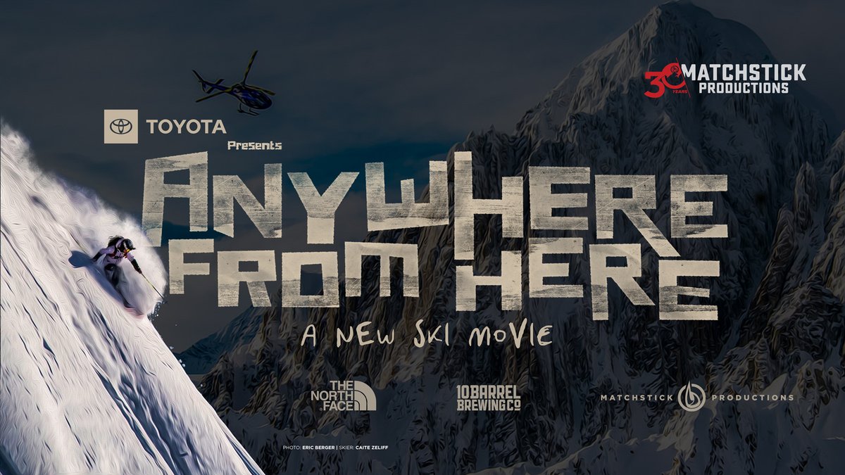 Just 7 days until show start.

Get excited for the Ontario premiere of Anywhere From Here.  The latest MSP film.  Included with your ticket.

Save $3 on tickets using code TSKI1WK until end of day on October 23.  torontoskishow.ca