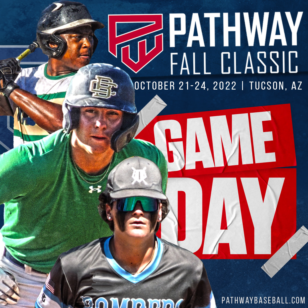 PathwayBB's tweet photo. 🚨 It's GO TIME in Tucson, Arizona for the 2022 Pathway Fall Classic! #pathwaybaseball 

📍Kino Sports Complex
🗓️ October 21-24
Schedule/Scores: https://t.co/IMJZvO9FFP https://t.co/VnHydKaTez