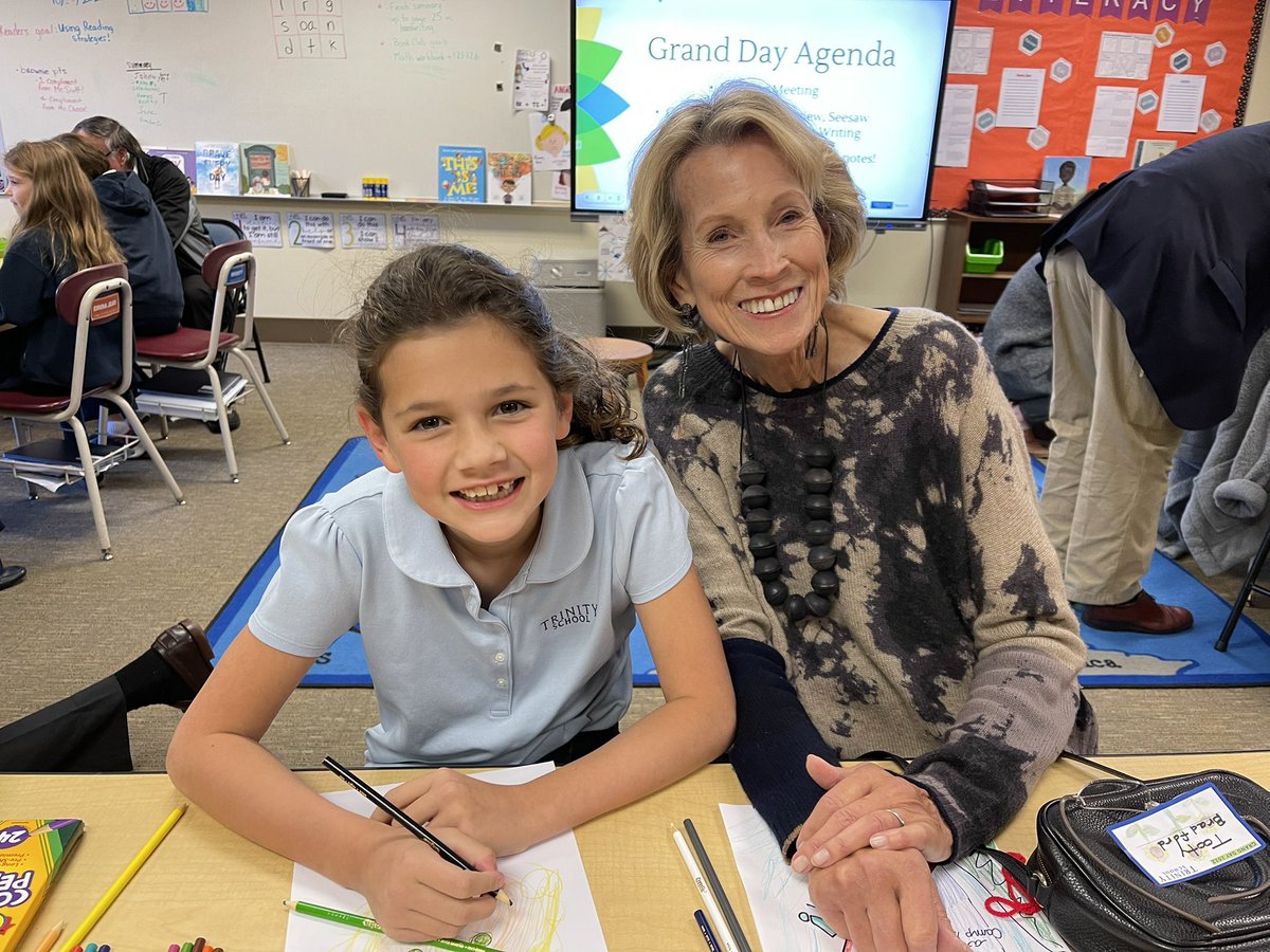 And Trinity’s UED students (grades 2-6) also hosted their grandparents and special friends at this morning’s Grand Day! #trinitylearns