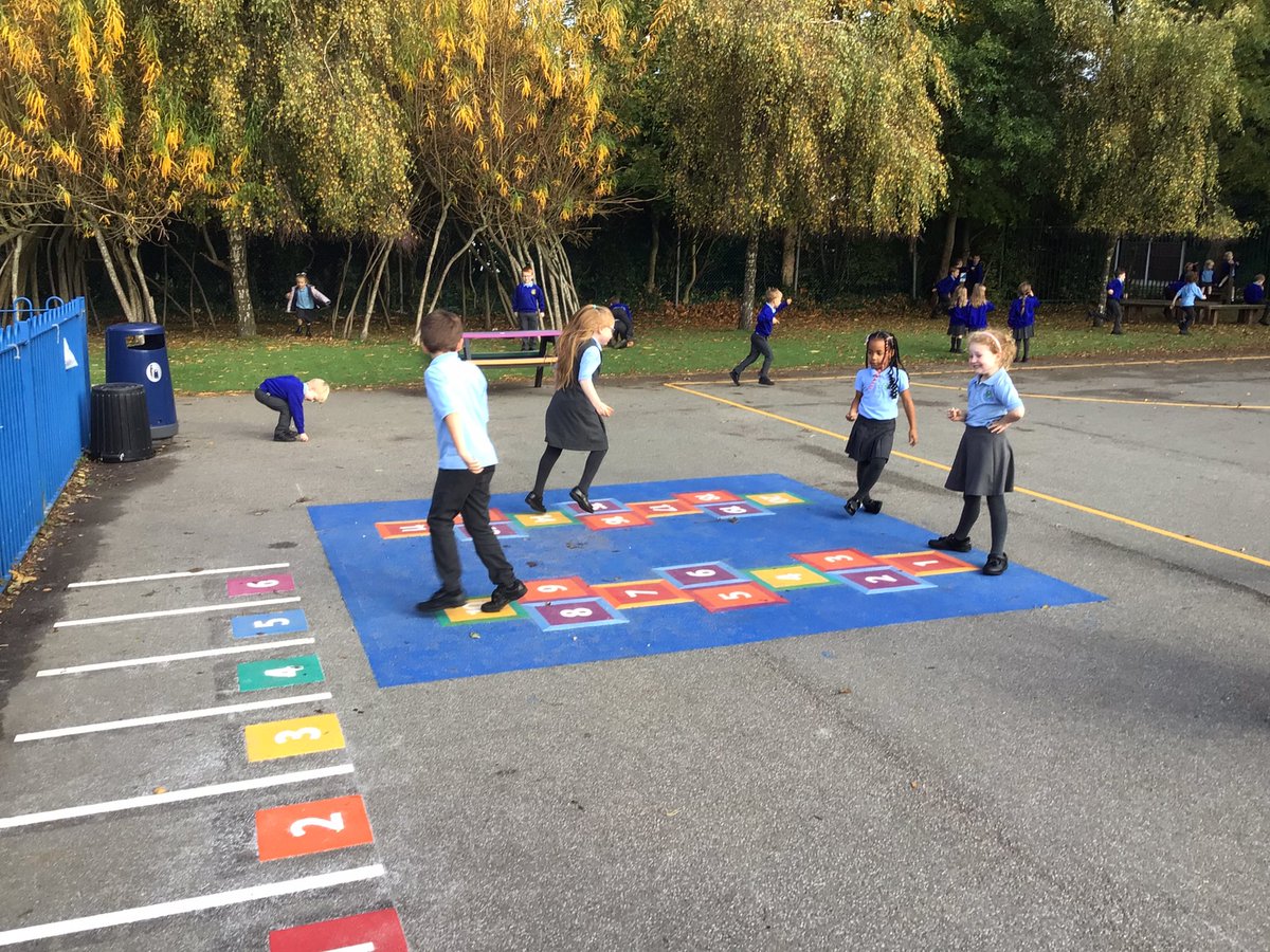 EuxtonCEPrimary's tweet photo. Thank you to our super PTFA for contributing to our fabulous new playground markings. The children are loving their playtimes 🤩 https://t.co/jW80409SWx