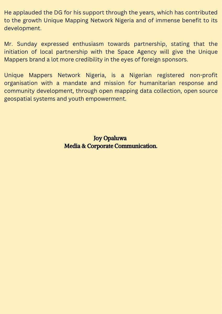 Media@NASRDA tweet media