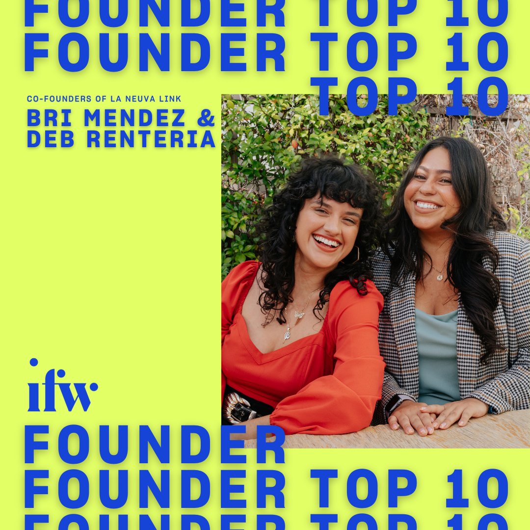 We’re here with your next favorite soundtrack curated by the founders of <a href="/LaNuevaLink/">La Nueva Link</a>,@BrianaMMendez and Deb Renteria, this month’s Founder Top 10 Playlist is guaranteed to help you celebrate Hispanic Heritage Month all year! 🎵
⁠
Start listening. 💿 spoti.fi/3eQJYc9