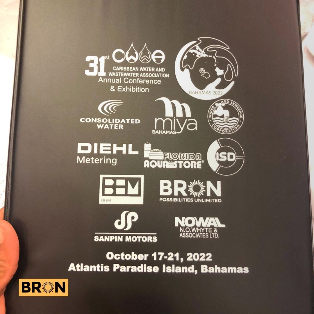 bronltd_'s tweet photo. BRON has become an official sponsor for the 31st Caribbean Water and Wastewater Association's (CWWA) Conference &amp; Exhibition 2022.

Read full post: https://t.co/wYhTKk0ju4 https://t.co/PudblPO2YM