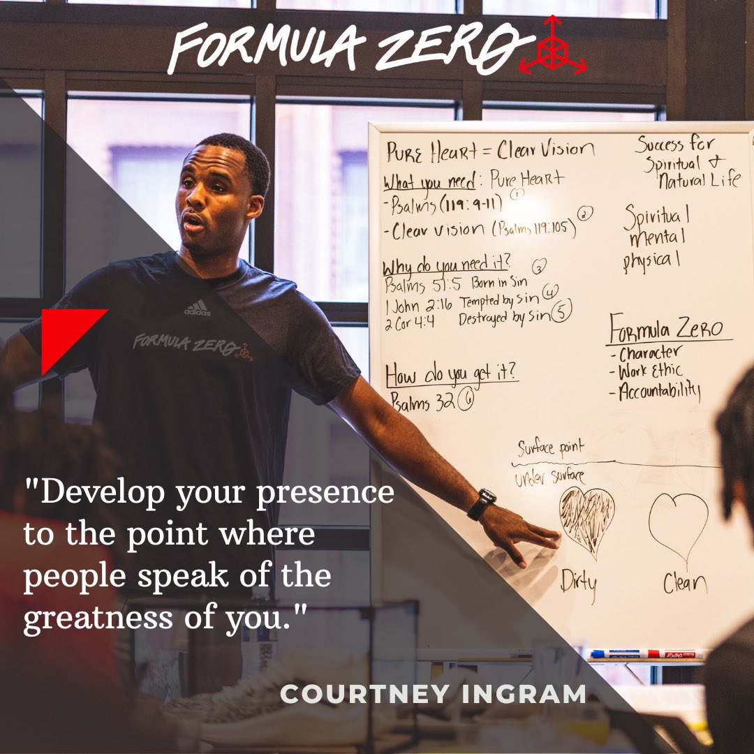Formula Zero is about Impact. One takeaway from @Cingram777 “……. Develop your presence to the point where people speak of the greatness of you.” #TheFormula
