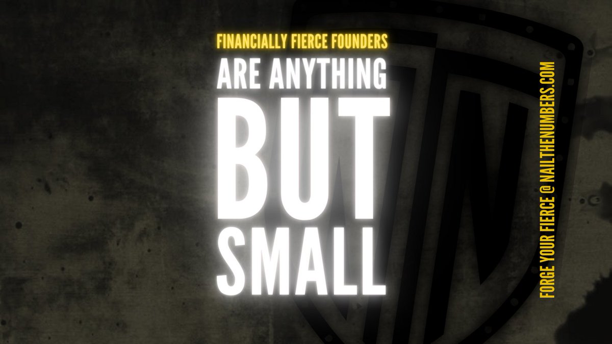 Thinking 'small' is costly for business owners.

They charge a 'small' price. 
They earn a 'small' wage. 
They net a 'small' profit. 

You, dear Founder, are anything but small. 

WE SALUTE YOU!

#BDCsbw #smallbusiness #fiercefounders #Canada