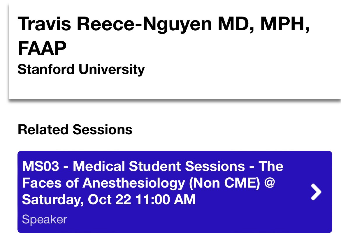 reece_nguyen's tweet image. Hey @FutureAnesRes! 

Who is planning to join us for our #Diversity in #Anesthesiology panel discussion tomorrow in R04-R05 at 1100?! 

I’ll be speaking alongside rockstars @drkimn1 @HarrietHopfMD!! Come ask us questions and say Hello! 

#ASA2022 @Inside_TheMatch @ASALifeline