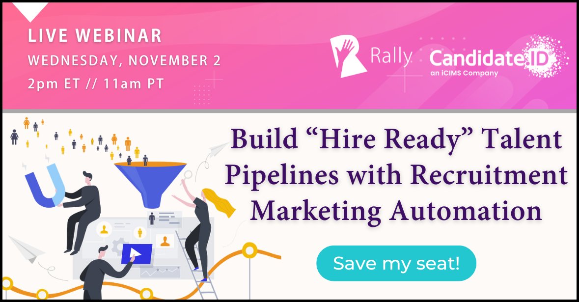 We have a brand new webinar on 11/2 and you won't wanna miss this! Learn all about #RecruitmentMarketing #Automation and how it can help you nurture your talent audience and deliver high quality leads to your recruiters! Learn more &gt; insde.co/pl4h
