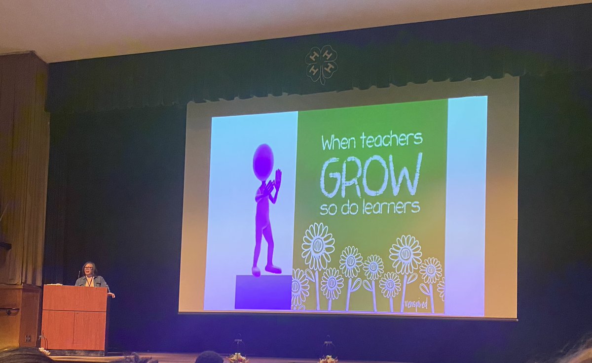 Day 3 #gctmconference2022!!! Great Keynote this morning by <a href="/BeaLuchin/">X</a>…some REAL energetic discussions about how WE as educators have to take of us before we can take care of others! #PREACH🙌🏾