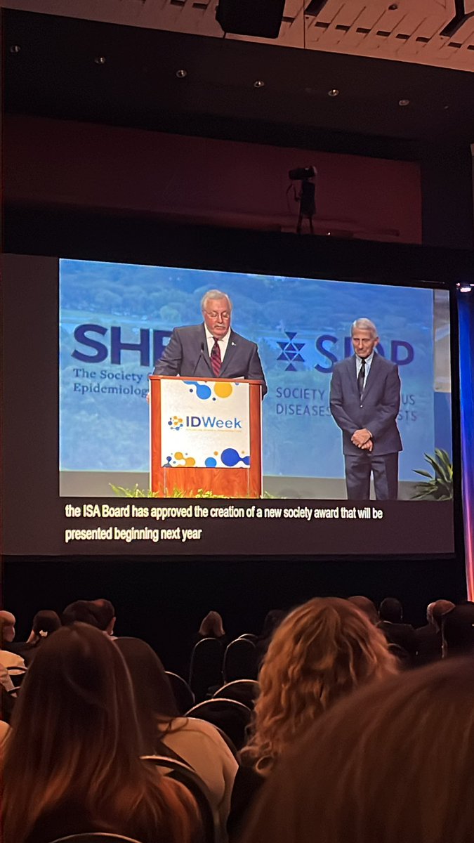 rodolfo_alpizar's tweet photo. There will be a new Fauci award. @IDWeek2022 #IDstrong. https://t.co/nFJ2lZ2cfF