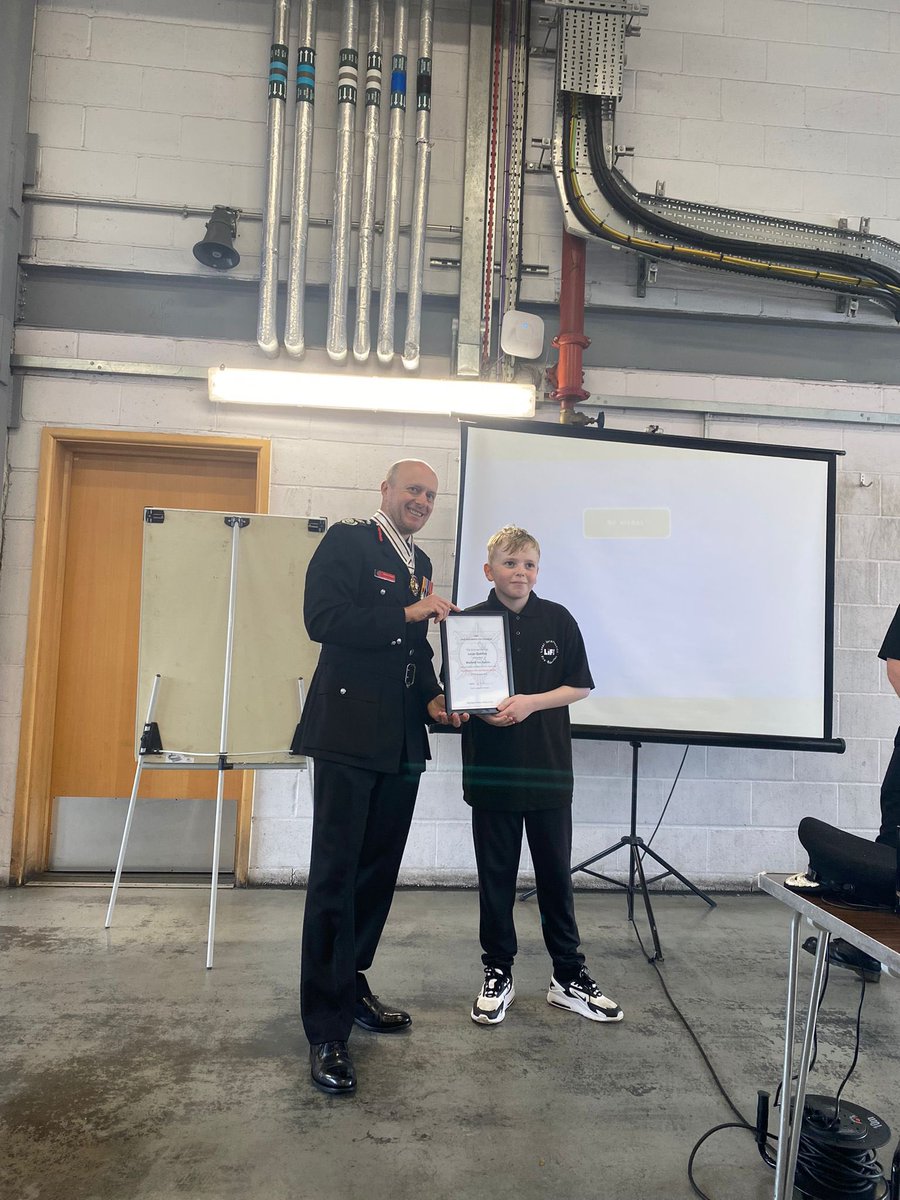 reachfreeschool's tweet photo. We are so proud of Lucas and Danielle in what they have achieved this week on the LiFE Course with Watford fire station. Well done to you both for all your hard work and dedication! #Achievement #Community #Enjoyment https://t.co/nEjLbkUgjp