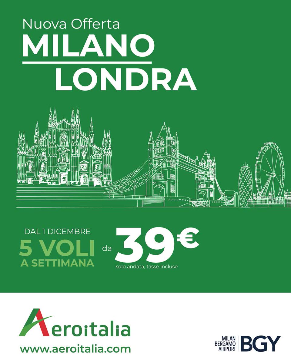 #Aeroitalia non fatevi sfuggire la nostra nuova promozione!!!!
aeroitalia.com
#Aeroitalia #offerte #volare #italia #destinazione #madeinitaly #viaggio #orioalserio #bergamo #londra #london #greaterlondon #regnounito #inghilterra #GranBretagna #greatbritain