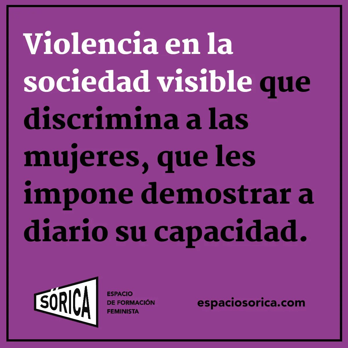 SoricaFeminismo tweet picture