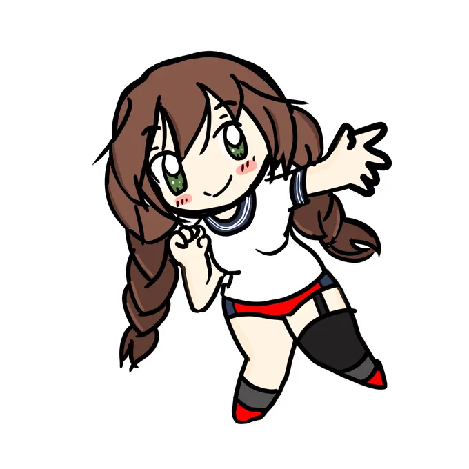 能代さん#艦これ版深夜の真剣お絵描き60分一本勝負#艦これ版真剣お絵描き60分一本勝負_20221021 