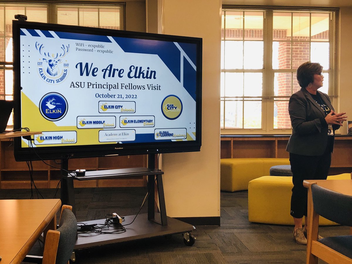 brosenbalm's tweet image. Kicking off the day in @elkincity schools with our @AppstateRCOE @NCPFellows, experiencing our 1st of 10 Leadership Days in our Principal Fellows Program! We are in for a treat today as we learn from @elkinsupt, @CAltemueller, and their amazing core team! @KimberlyKmoney
