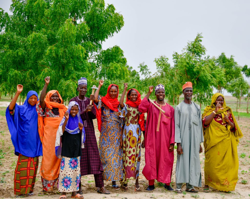 Food security is a critical factor in building resilience to communities in NE🇳🇬.

Thanks to the partnership btwn <a href="/UNDP/">UN Development</a> &amp; <a href="/bornogovt/">Borno State Gov't</a>, Jugudum has been able to farm 10x more. 

These activities help boost the economy &amp; reduce the effects of extremism. 

📖 bit.ly/3yWqiL2