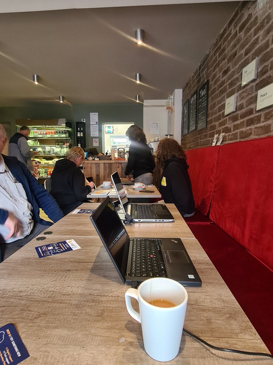 We've so far supported 17 households get devices for just £50 at this afternoon's tea and Tech and a further 10 people have been supported with 1-1 digital support with <a href="/startpointsk6/">Starting Point SocEnt 🧡</a> 🙌 

So pleased to end #GetOnlineWeek with such a result 👏 😃