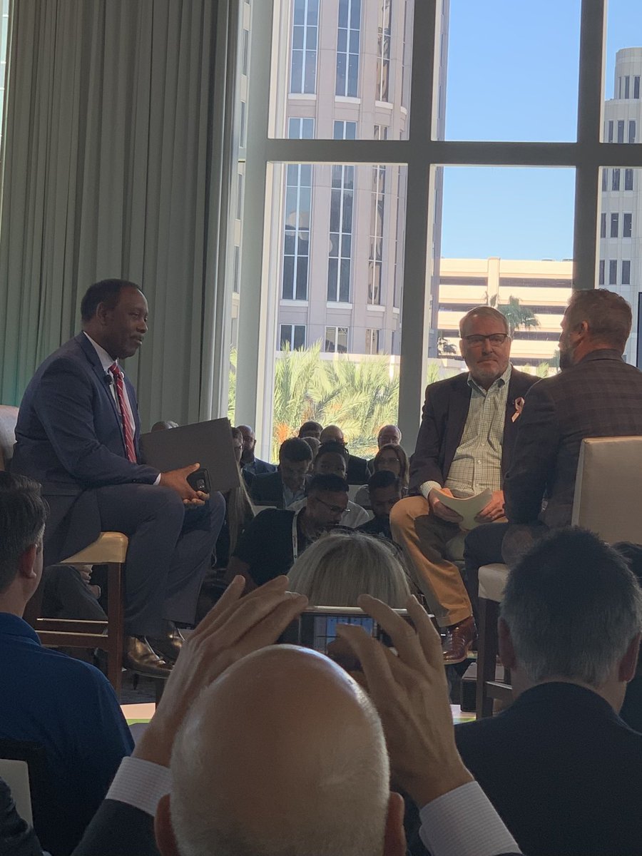 Dan_Pollock_'s tweet photo. #SynapseOrlando opening session with The Mayors #OrlandoTech #MetaCenter https://t.co/sE5qRFrKe9