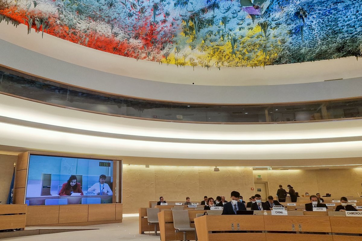 At the UN Human Rights Council, we brought attention to the repression of #RightLivelihood Laureates @AminatouHaidar, @EnMemorial, @viasna96, @WaleedAbulkhair and @MFQahtani, and many other global human rights issues! Read our #HRC51 highlights ➡️ bit.ly/3EWjNeK