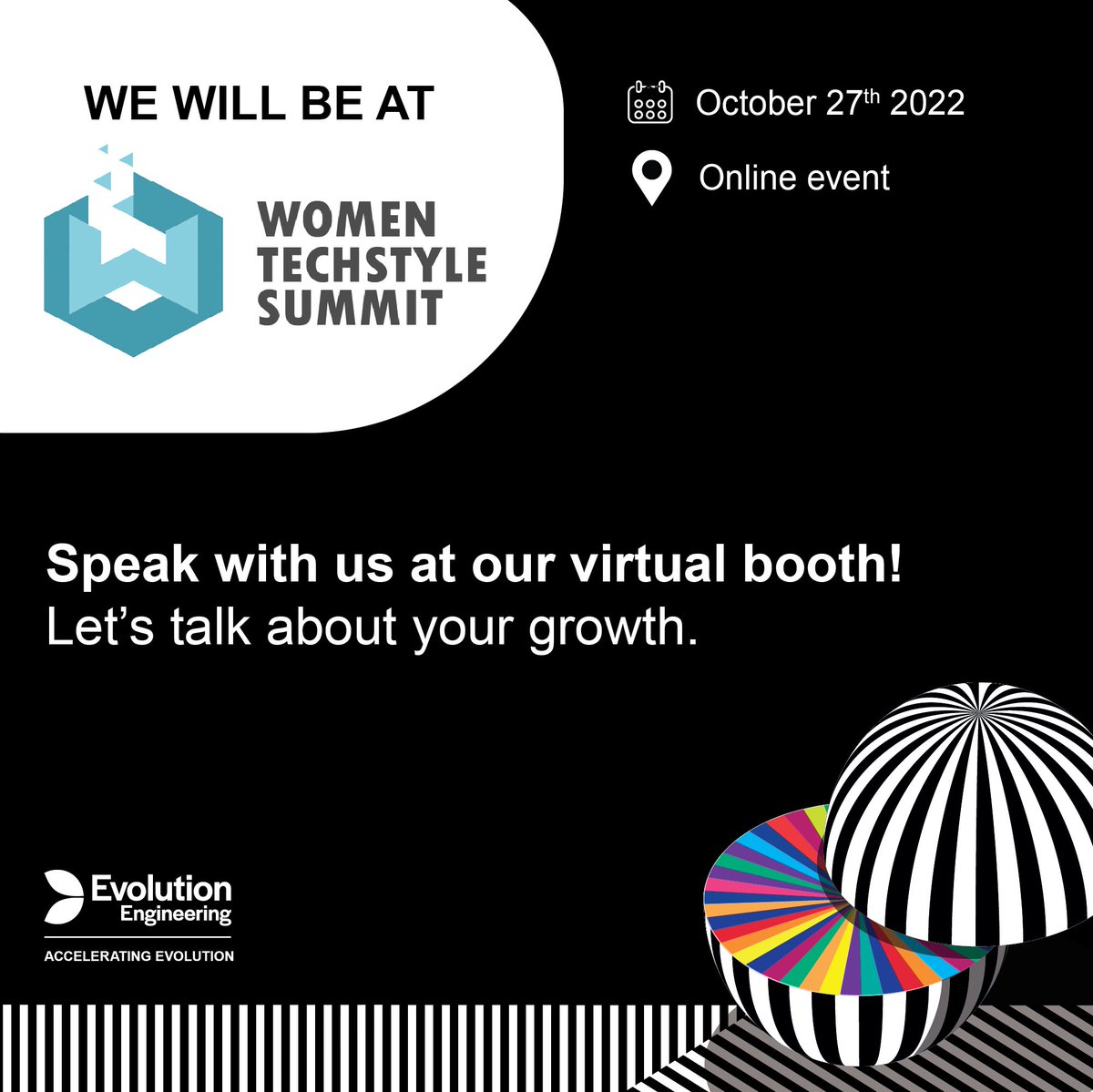 evoneering's tweet photo. @evoneering will be at the #WomenTechStyle Summit 2022👋
Meet us at our virtual booth and speak about how we can help you grow professionally, or listen to a talk delivered by Monika Leszczynska-Stopa, our QA Engineer!
Register for free 🔗 https://t.co/85oqWTY9X6
See you there! https://t.co/W05xWWd5er