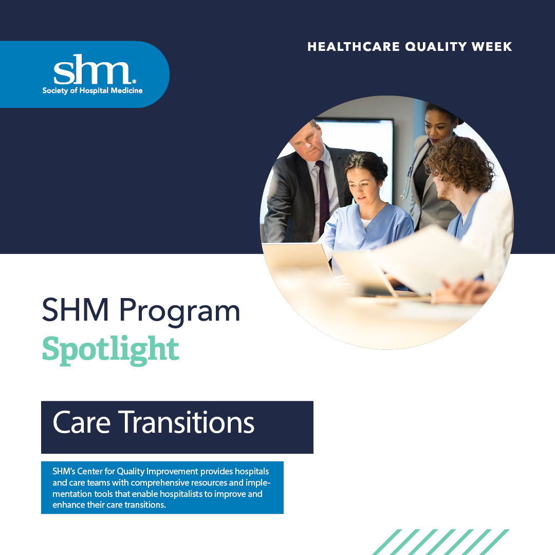 SHM's Center for Quality Improvement provides comprehensive resources and implementation tools to enhance care transitions. 📋 bit.ly/3MEQtv5 #CareTransitions #QualityImprovement #HealthcareQualityWeek