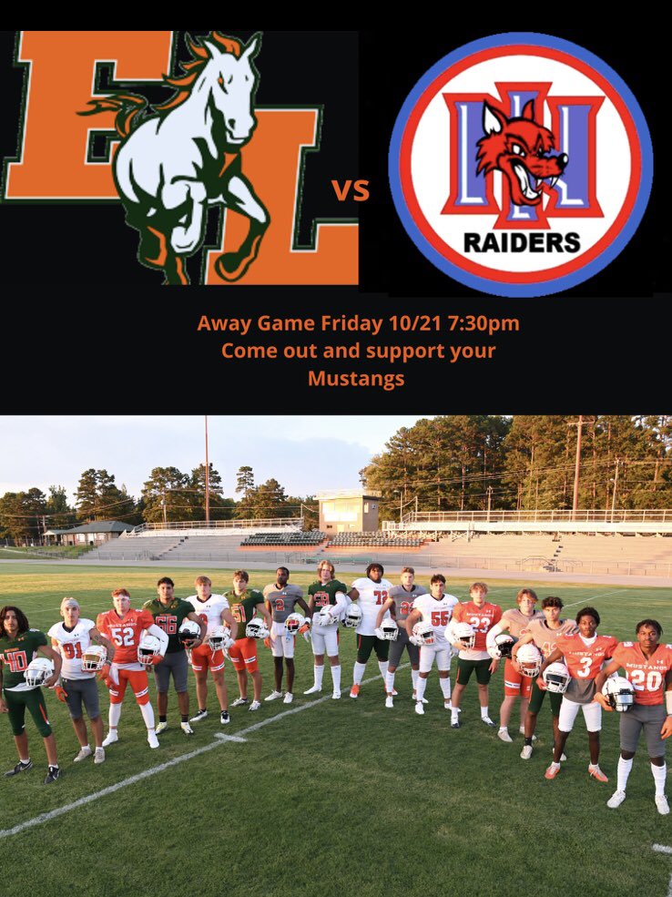Game Day! Last away game of the regular season. Come out and support your Mustangs.