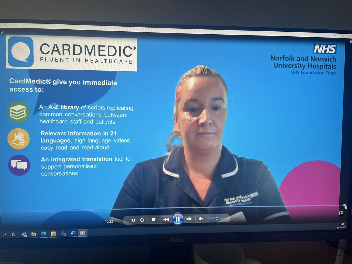 So pleased to have had almost 50 staff join our <a href="/NNUH/">Norfolk and Norwich University Hospitals</a> <a href="/cardmedic/">CardMedic</a> live sessions today to hear about how, together we are improving communication with our patients! Well done to <a href="/spaulsy/">Claire Spauls</a> for taking a lead today with support from rest of change team! @NNUHChange <a href="/SarahHomewood3/">Sarah Homewood</a>