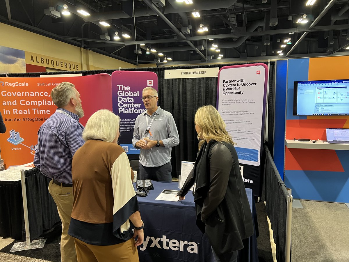 Cyxtera proudly sponsored and exhibits at #NLIT2022, 
where <a href="/ENERGY/">U.S. Department of Energy</a> customers learn how Cyxtera’s AI/ML offering can help them achieve their infrastructure needs. 
Learn more at cyxtera.com/federal

#Federal #AI #ML