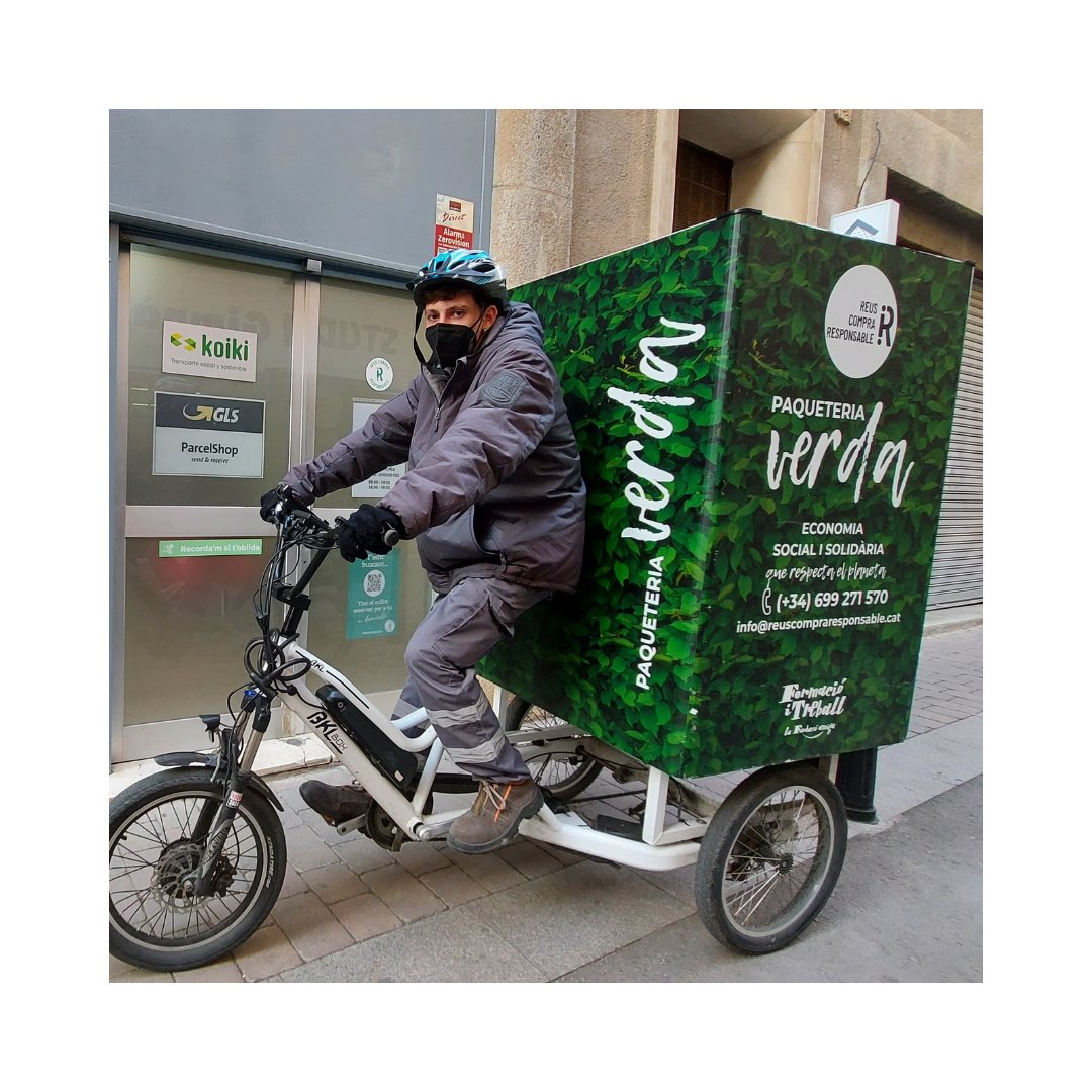 📦🚴‍♂️El servei de paqueteria verda és la novetat d'aquest octubre a El Mercat Social 

✅Paqueteria 
✅Transport de residus

♻️Demana pressupost i fes una passa cap a la transició a una economia sostenible amb proveïdors socials

elmercatsocial.cat/serveis/logist…
@fitreball