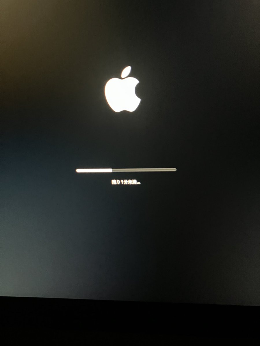 freeflow_com's tweet image. 訳あってパソコンのOS新規インストール中だが、魔の「残り1分未満」に突入。もう30分くらい進みません…。
#Mac #OSインストール