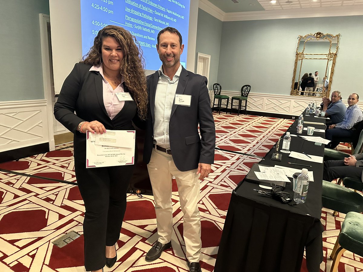 Erik Middlebrooks, MD (@emiddlebrooksmd) on Twitter photo Congratulations to Brittany Rea from <a href="/usfradiology/">USF Radiology - Residency & Fellowship</a> for winning the Magna Cum Laude award for her abstract “Uncommon Brain Herniations” at #SENRS22! A great mentor in President-Elect Ryan Murtagh! Congratulations to Brittany Rea from <a href="/usfradiology/">USF Radiology - Residency & Fellowship</a> for winning the Magna Cum Laude award for her abstract “Uncommon Brain Herniations” at #SENRS22! A great mentor in President-Elect Ryan Murtagh!
