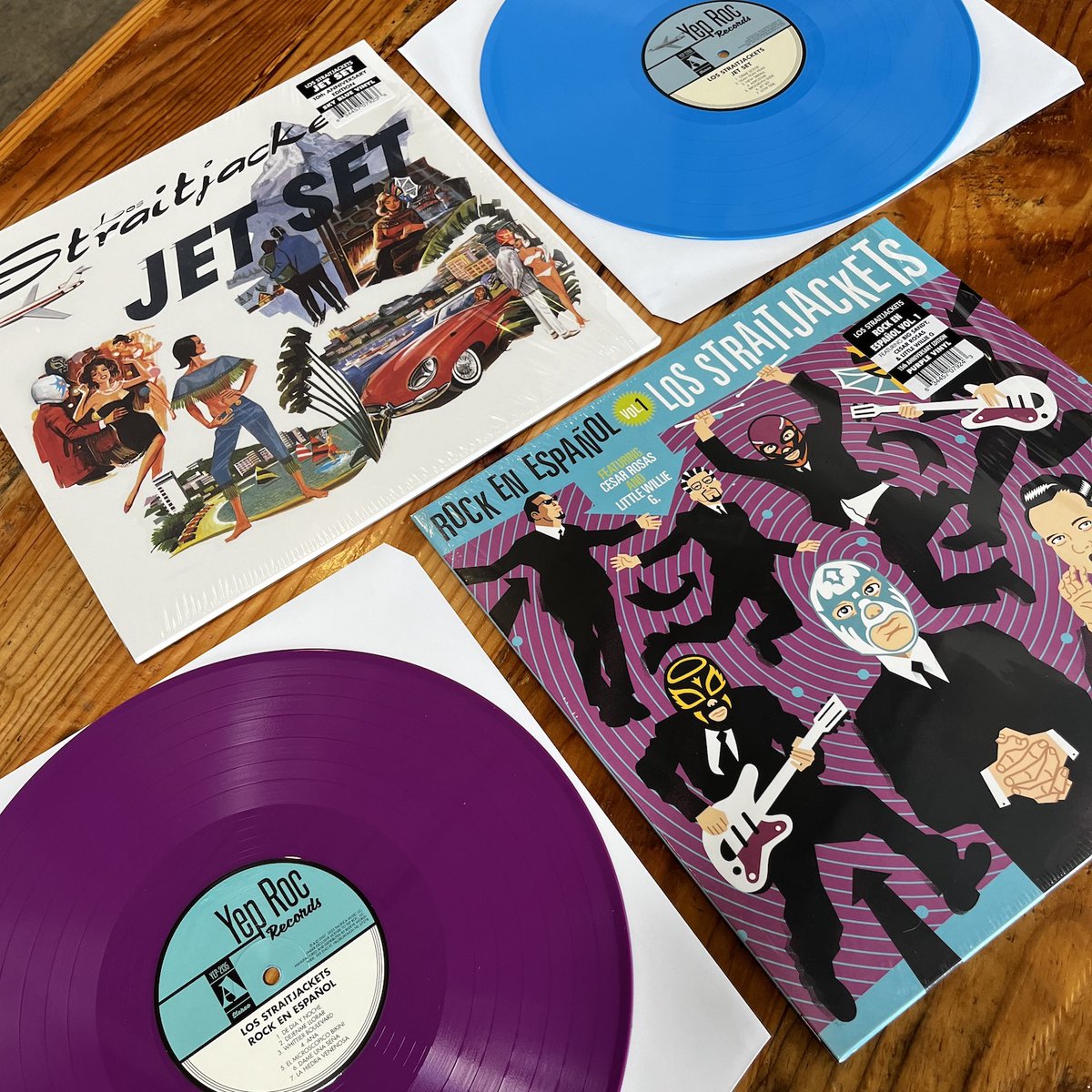 Out now on limited edition vinyl! Jet Set - 10th Anniversary Edition (ffm.to/jetset10) &amp; Rock en Español, Vol. 1 - 15th Anniversary Edition (ffm.to/rockenespanol15) 🎸🎉