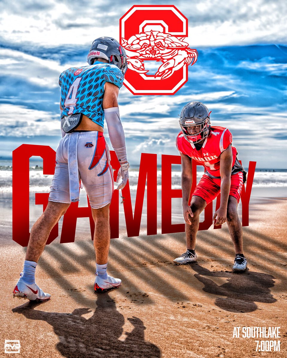 🌊🦀 GAMEDAY!! @ South Lake #BreezeFast #ChampionsDoMore @Seabreeze_FB Weekly Heat 🔥 @athletic_vision