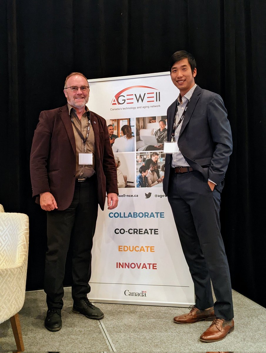Had a great conference at #AGEWELL2022 with <a href="/bcmiller1961/">Bill Miller</a>, catching up with friends and collaborators and meeting new ones! Thanks <a href="/AGEWELL_NCE/">AGE-WELL</a>