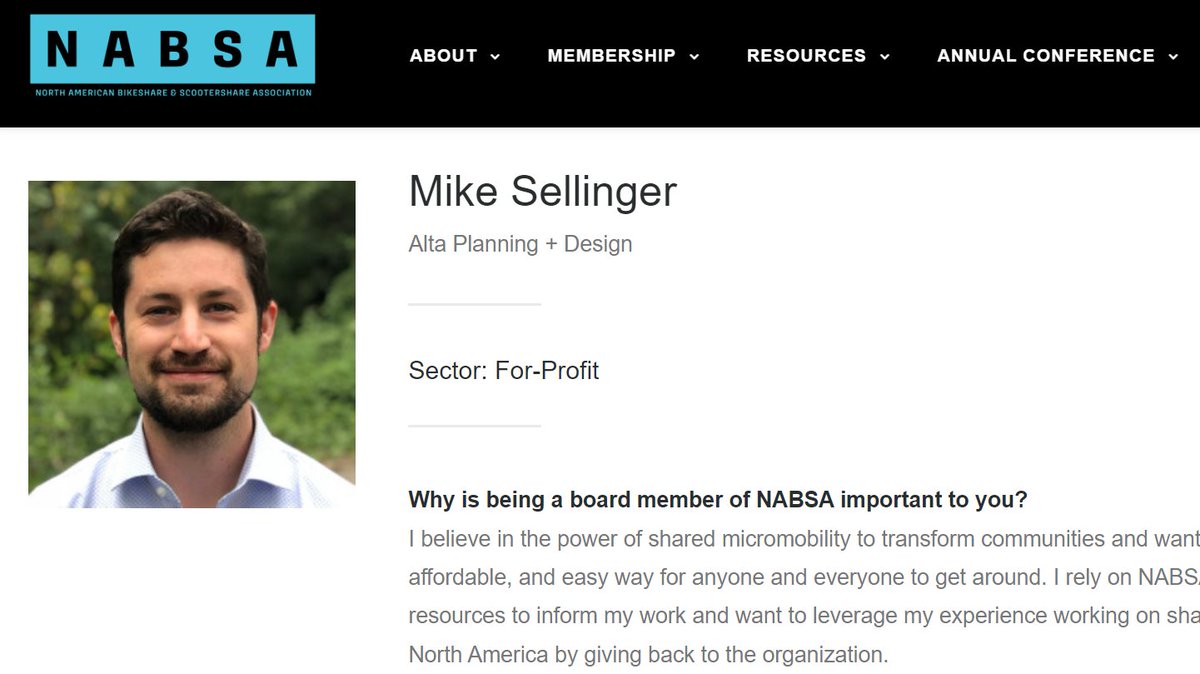 altafieldnotes's tweet image. Alta’s Mike Sellinger is running to become a North American Bikeshare &amp;amp; Scootershare Association (@go_nabsa) Board Member. Learn more about Mike’s campaign, his passion for shared mobility systems, and how he’d like to serve NABSA. #SharedMobility bit.ly/3TtNloM